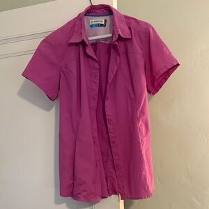 Magellan Outdoors Fuchsia Short Sleeve Shirt